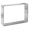 Rectangle Cookie Cutter 3 in by 4 in, CookieCutter.com, Tin Plated Steel, Handmade in the USA